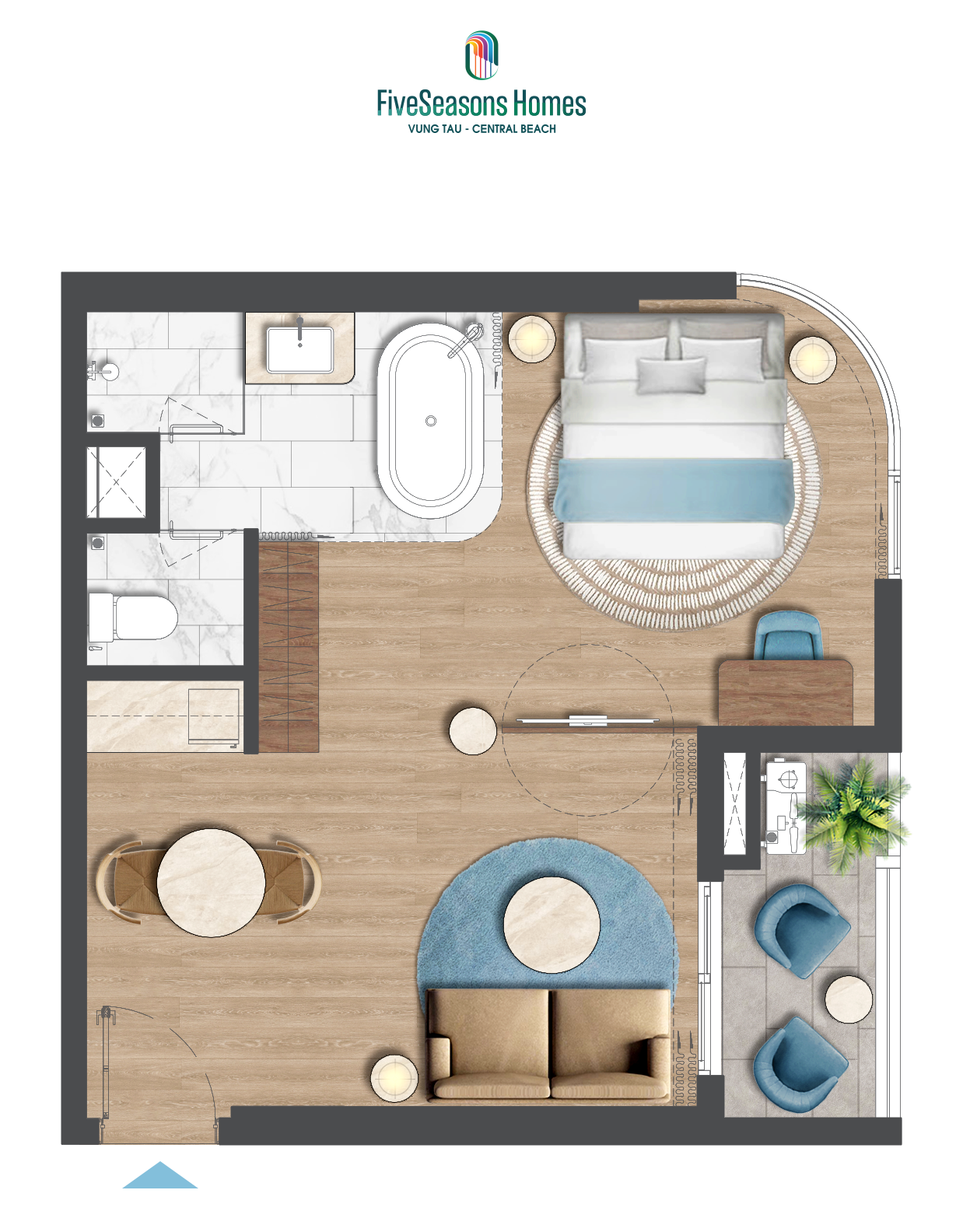 B A5 Can ho Khach san Fiveseasons Homes - Fiveseasons Homes