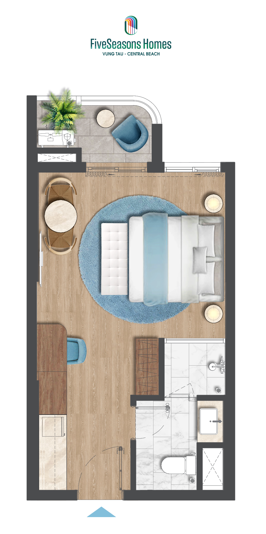 B S1 Can ho Khach san Fiveseasons Homes - Fiveseasons Homes