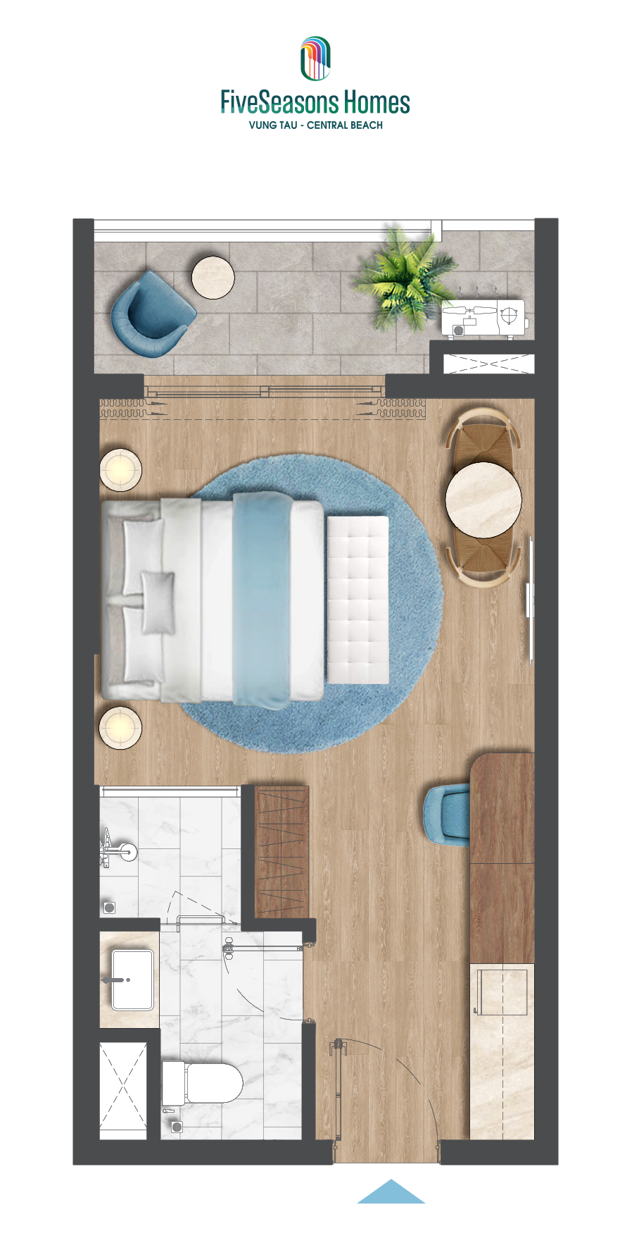 B S2 Can ho Khach san Fiveseasons Homes - Fiveseasons Homes