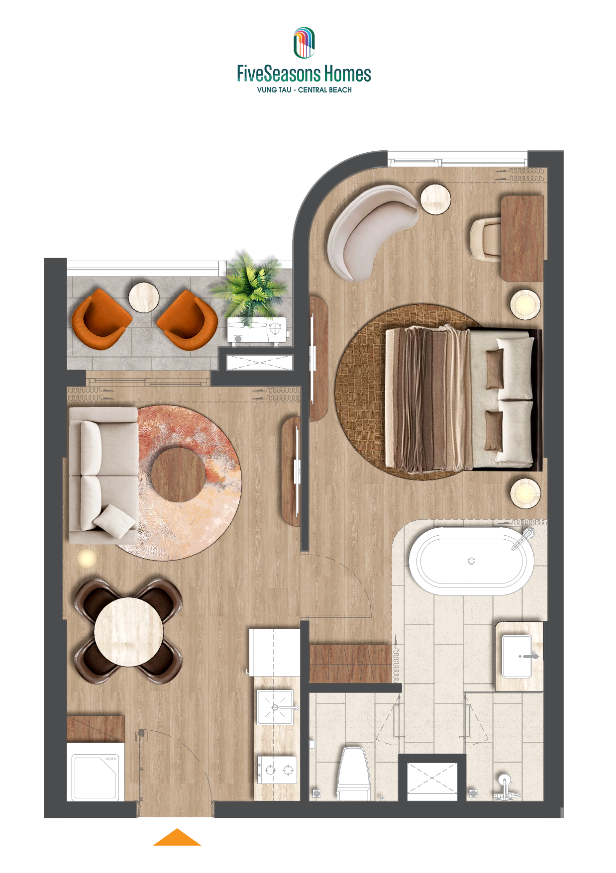 H A2 Can ho Condotel Fiveseasons Homes - Fiveseasons Homes