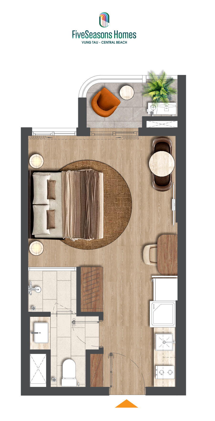 H S1 Can ho Condotel Fiveseasons Homes - Fiveseasons Homes