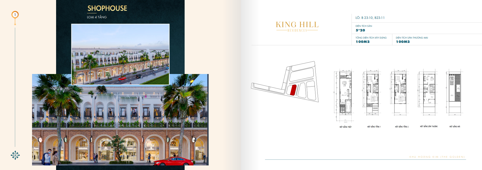 Shophouse Dự án King Hill Residences Shophouse Dự án King Hill Residences