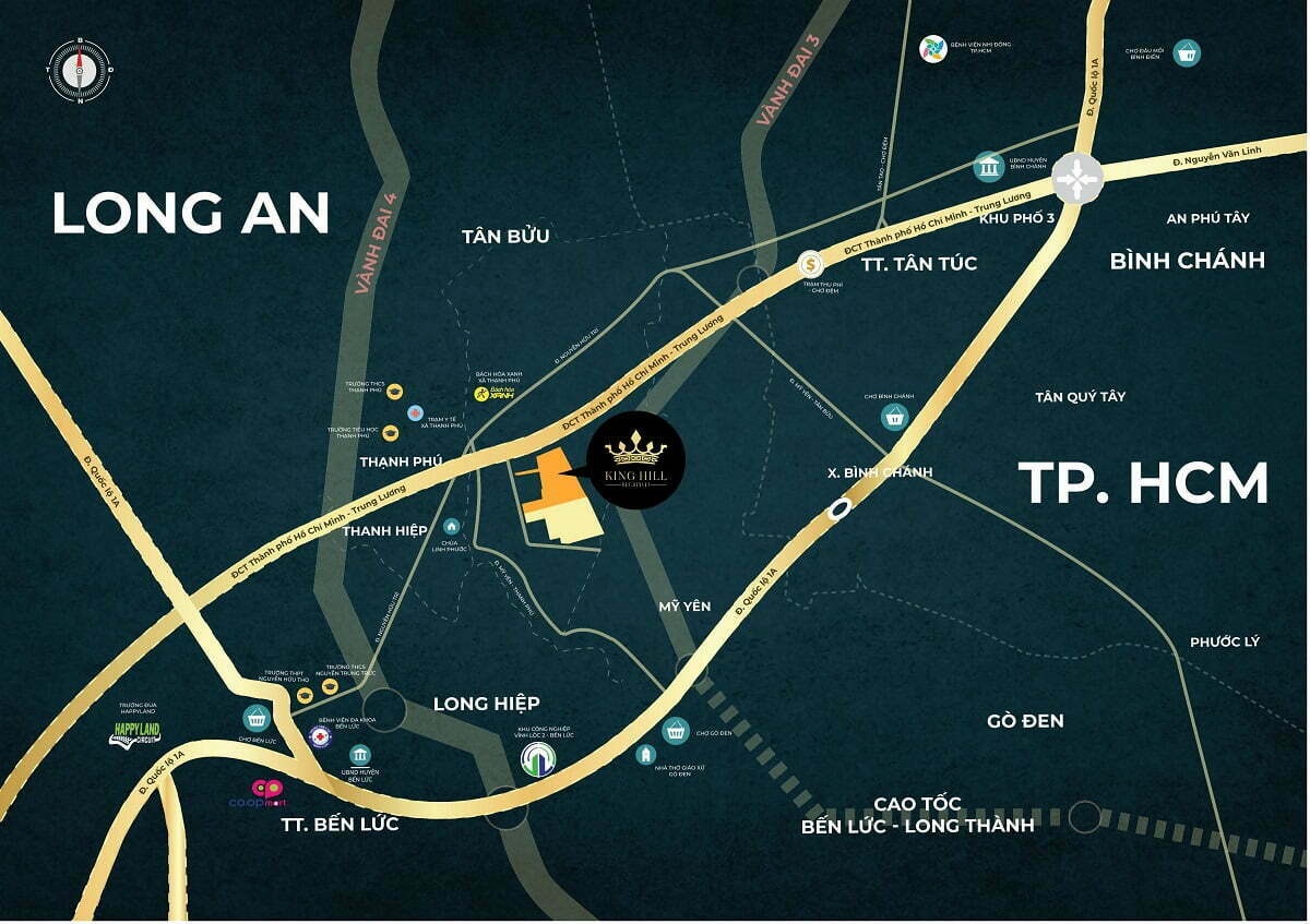 Vị trí Dự án King Hill Residences Vị trí Dự án King Hill Residences