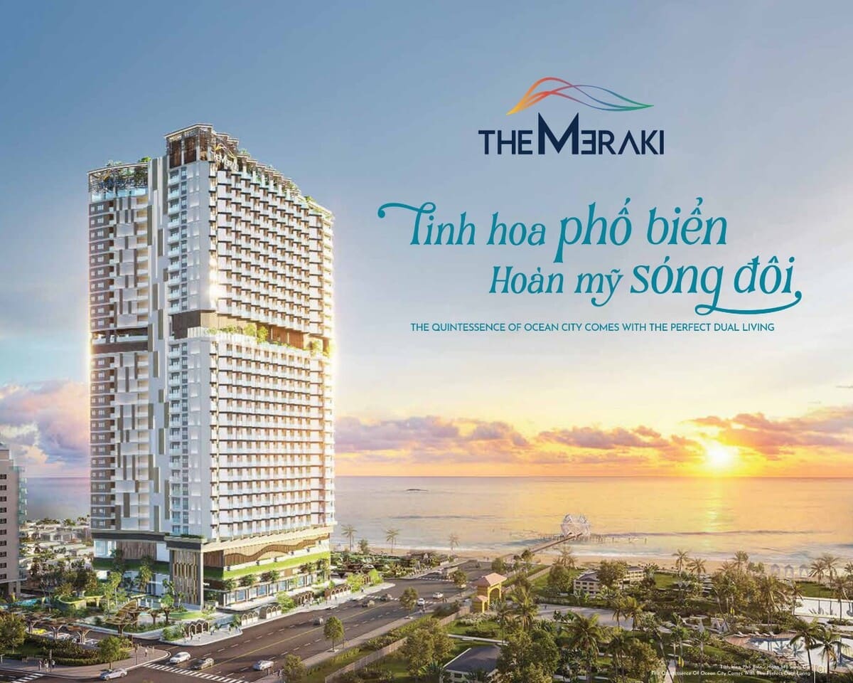 Căn hộ condotel The Meraki Vũng T&agrave;u