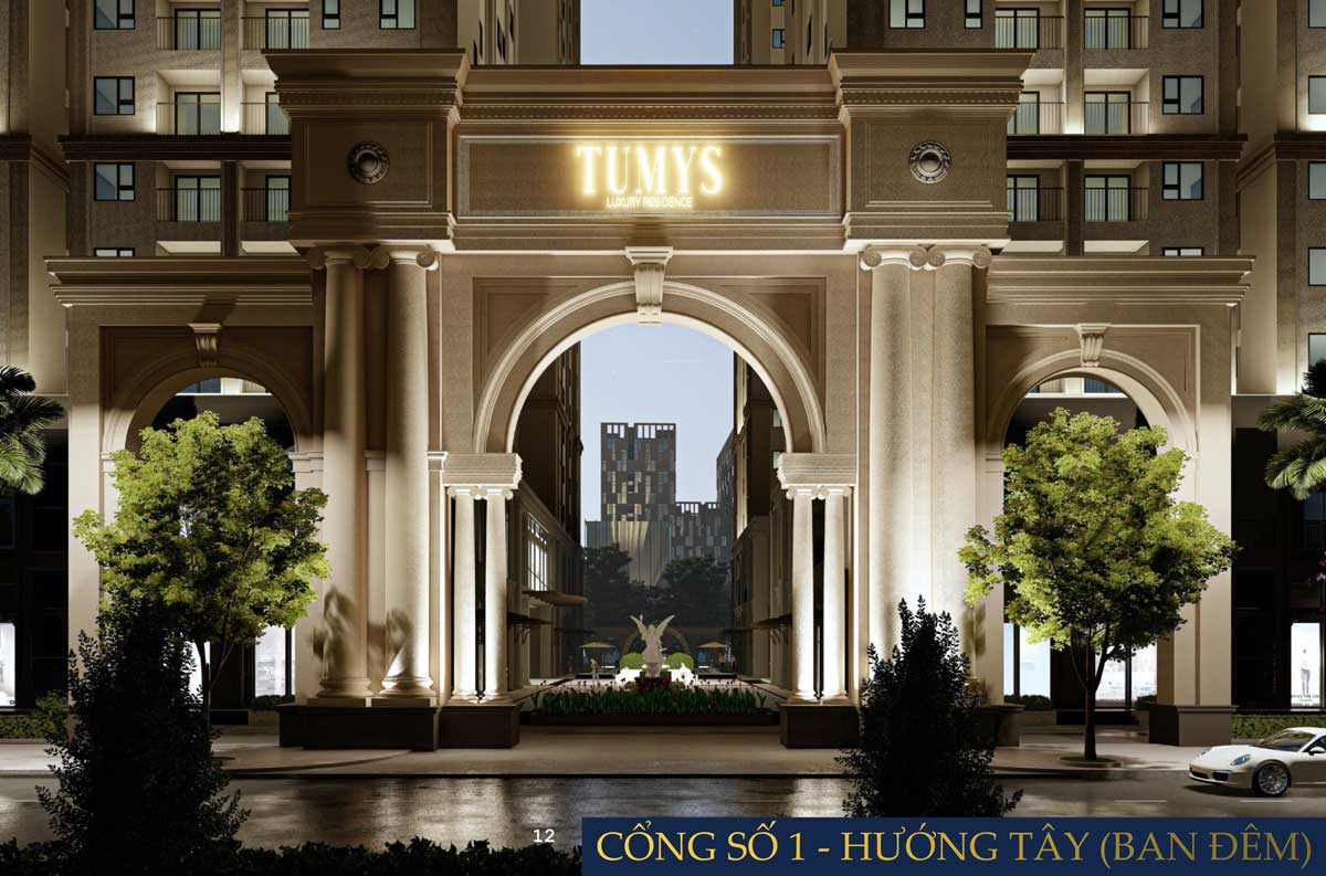 Tumys Phú Mỹ Cong so 1 huong Tay Du an Tumys Phu My - Tumys Phú Mỹ
