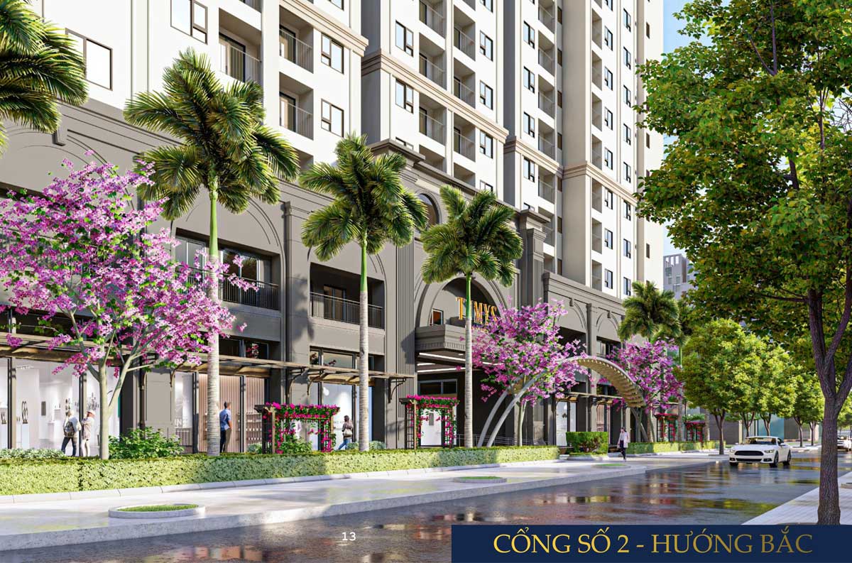 Tumys Phú Mỹ Cong so 2 huong Bac Du an Tumys Phu My - Tumys Phú Mỹ