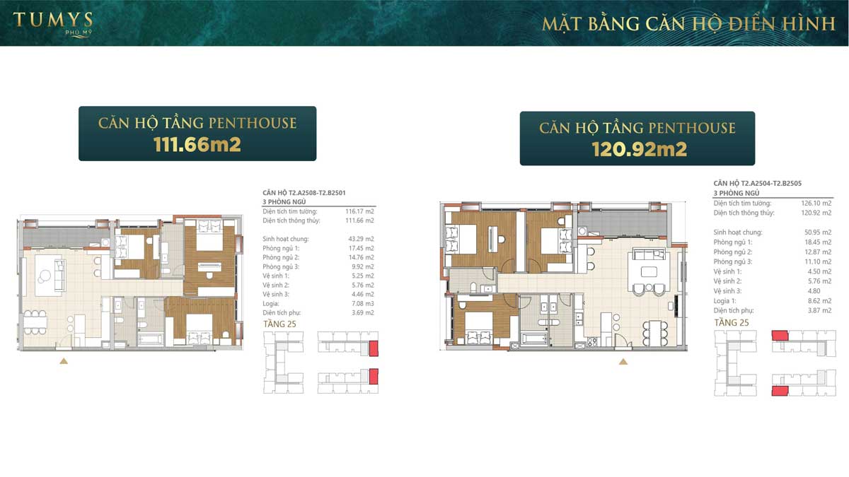 Căn hộ Penhouse Tumys Phú Mỹ Căn hộ Penhouse Tumys Phú Mỹ