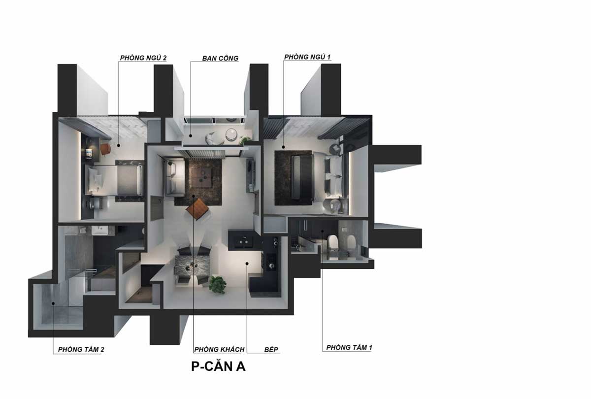 Thiết kế Căn hộ A Đà Nẵng LandMark Tower Thiết kế Căn hộ A Đà Nẵng LandMark Tower