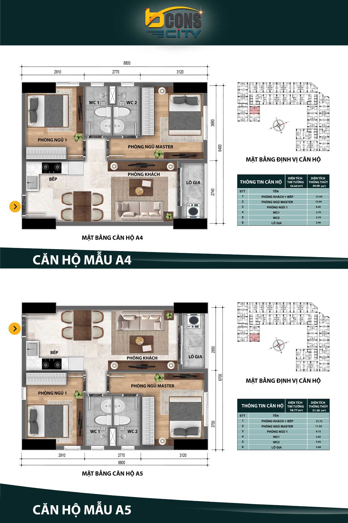 Can ho Mau A4 va A5 Green Topaz Bcons City Di An Binh Duong - BCONS CITY