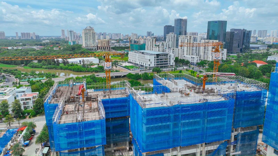 Cap nhat tien do thi cong Du an Sunshine Sky City Thang 9 - Sunshine Sky City
