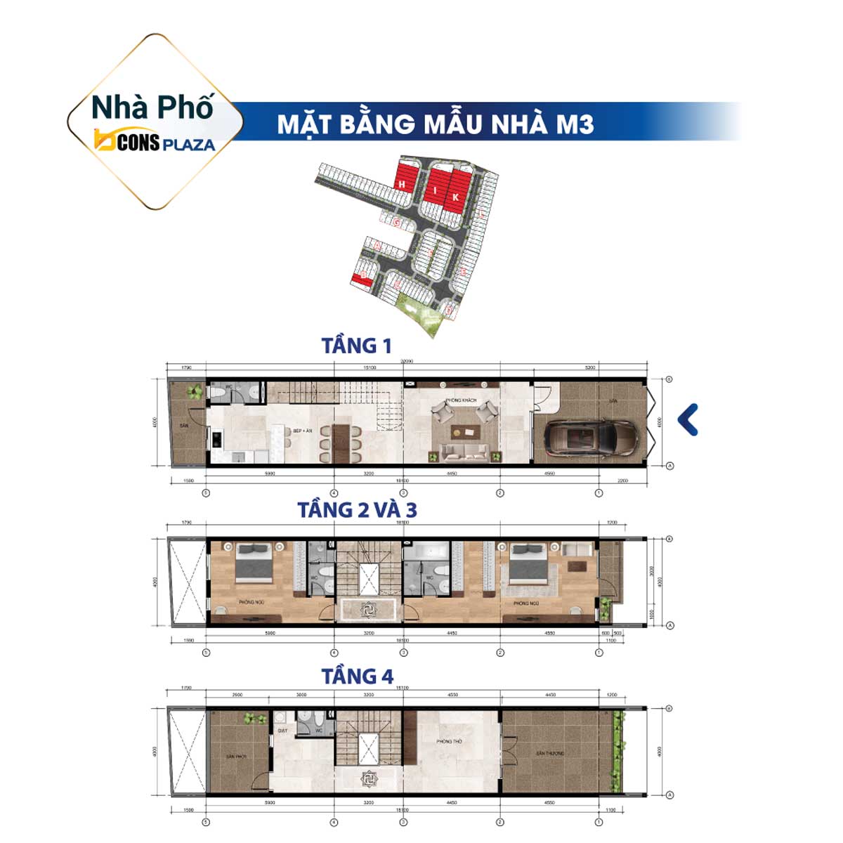 Bcons Plaza Mat bang Nha pho M3 Bcons Plaza Di An Binh Duong - Bcons Plaza
