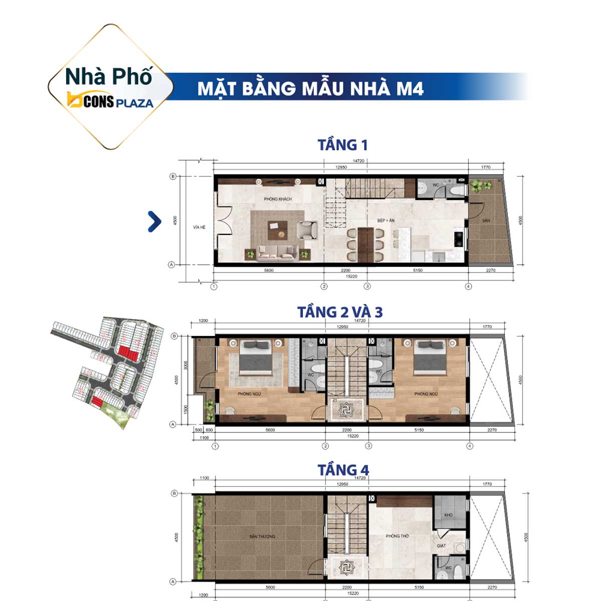 Bcons Plaza Mat bang Nha pho M4 Bcons Plaza Di An Binh Duong - Bcons Plaza