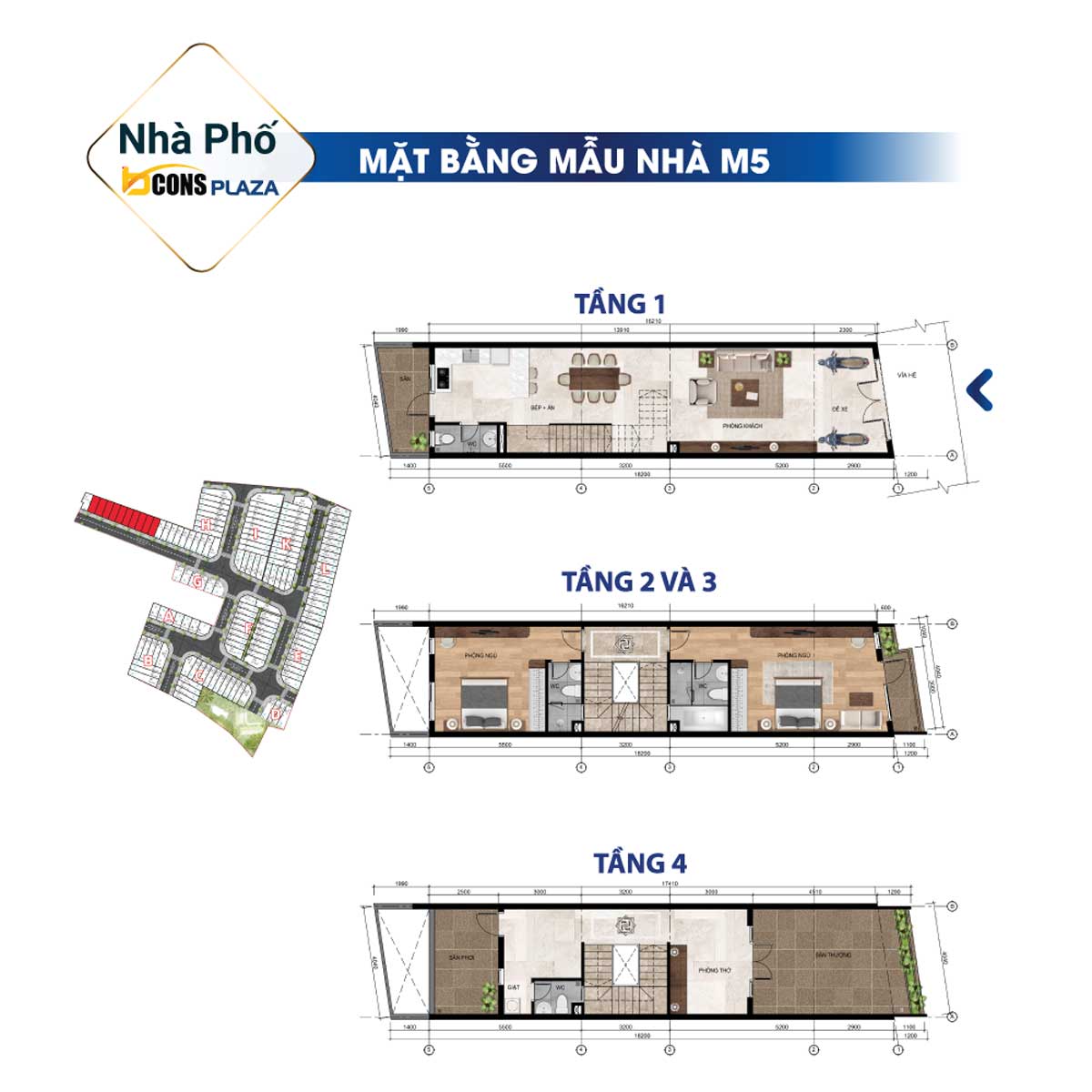 Bcons Plaza Mat bang Nha pho M5 Bcons Plaza Di An Binh Duong - Bcons Plaza