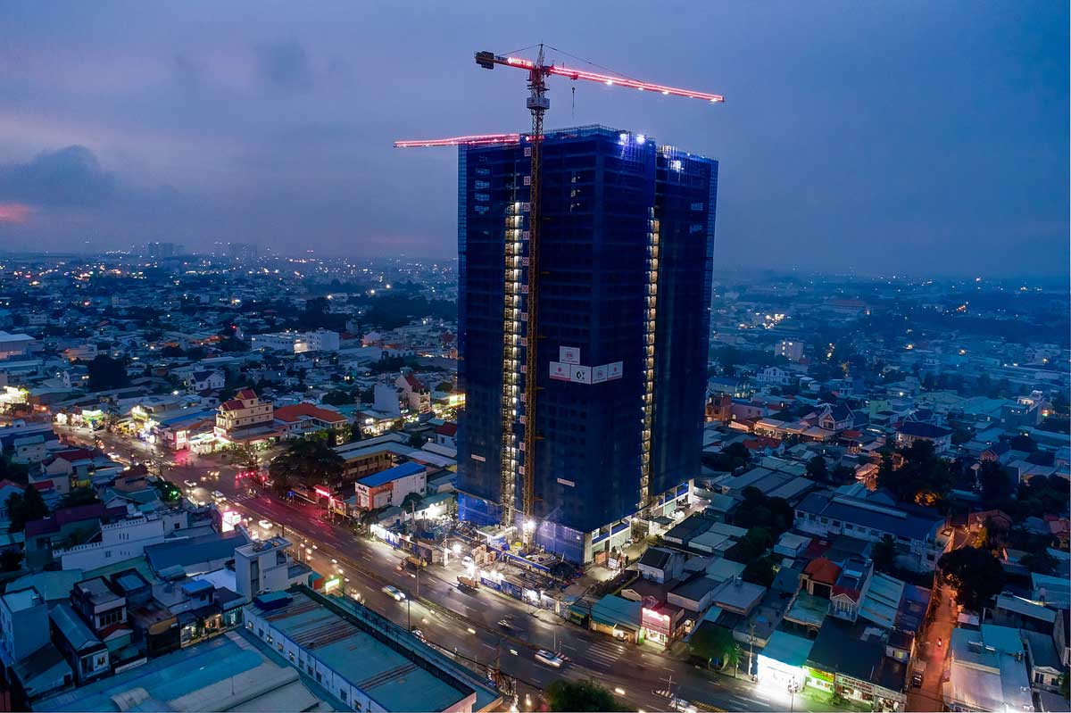 Tien do thi cong Du an Can ho Phuc Dat Connect 2 - Ph&uacute;c Đạt Connect 2