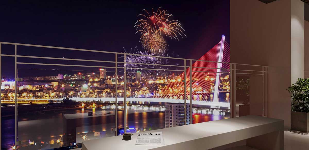 Vọng cảnh Dự án Căn hộ Đà Nẵng LandMark Tower Vọng cảnh Dự án Căn hộ Đà Nẵng LandMark Tower