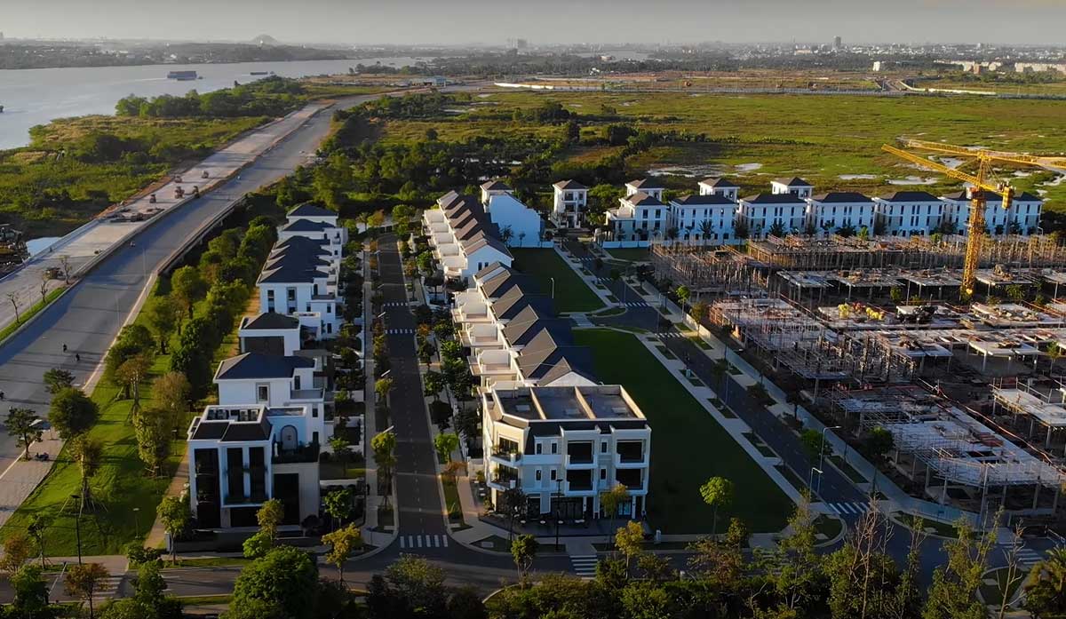 tien do thi cong du an khu do thi lucky city duc hoa long an - Lucky City