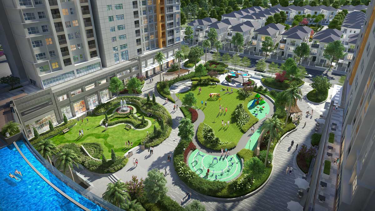 Khu công viên nội khu Dự án Victoria Village Quận 2 Thủ Đức Khu công viên nội khu Dự án Victoria Village Quận 2 Thủ Đức
