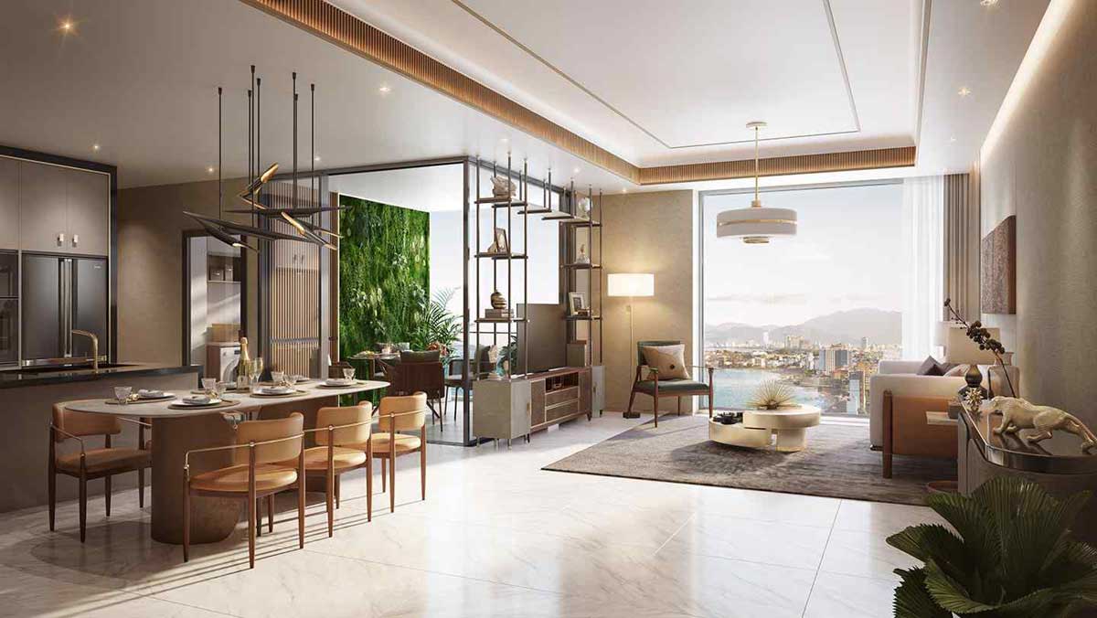 Khu Phong khach Can ho Grand Mark Nha Trang - Grand Mark Nha Trang