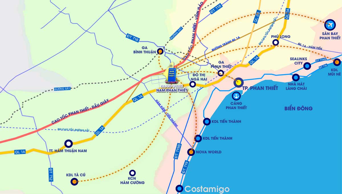 Vị trí Dự án Costamigo Phan Thiết Vị trí Dự án Costamigo Phan Thiết