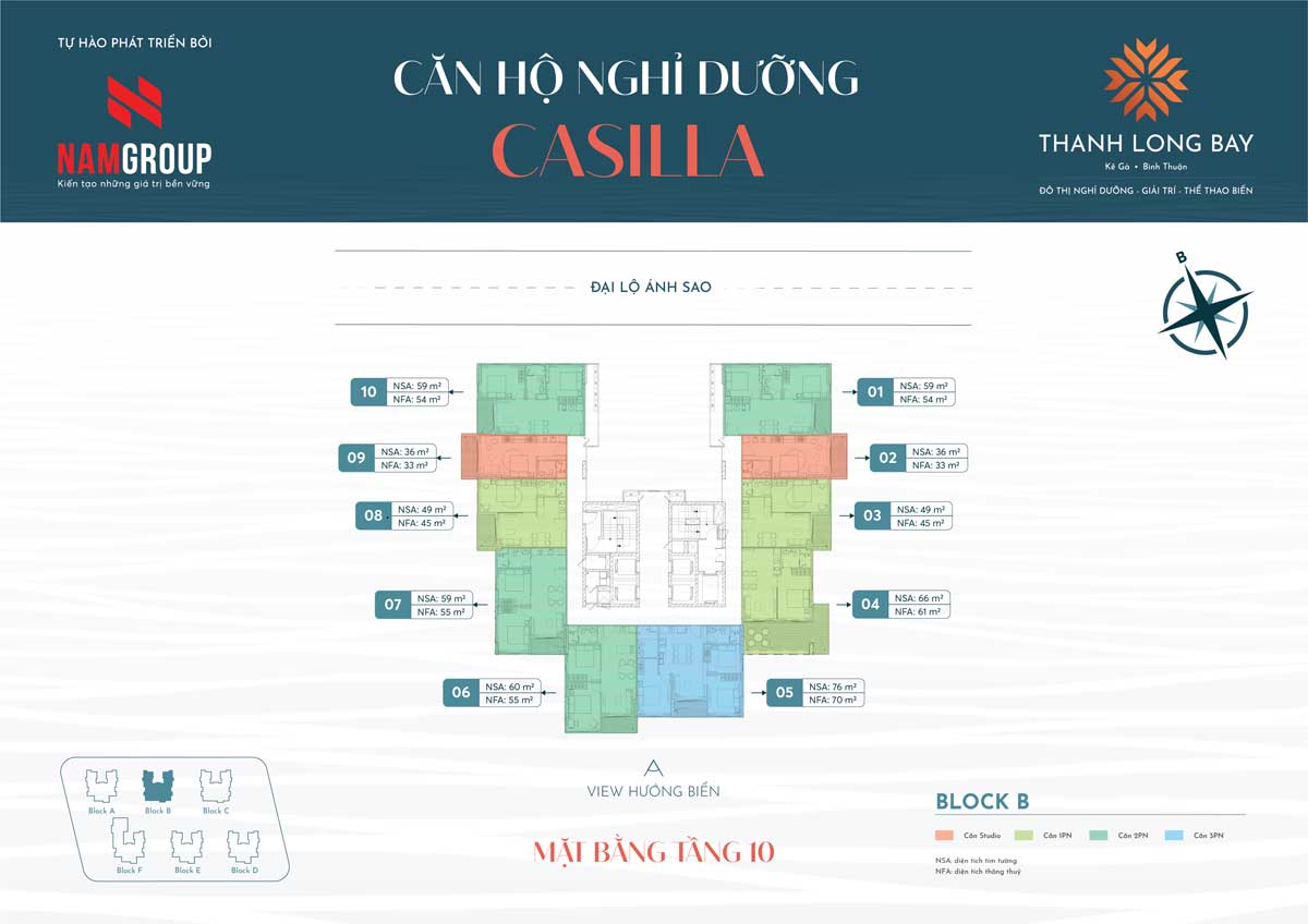 Mặt bằng Tầng 10 Block B Căn hộ Casilla Mặt bằng Tầng 10 Block B Căn hộ Casilla