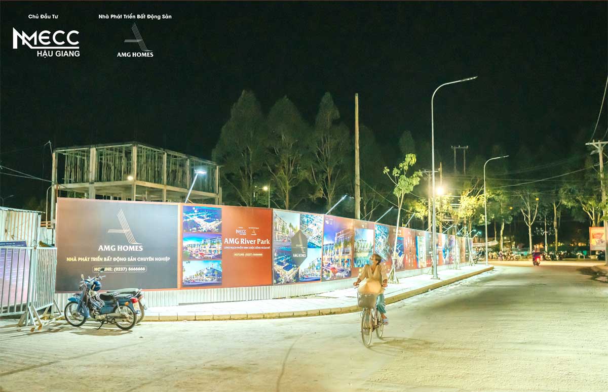 Tiến độ thi công Dự án AMG River Park Hậu Giang Tiến độ thi công Dự án AMG River Park Hậu Giang
