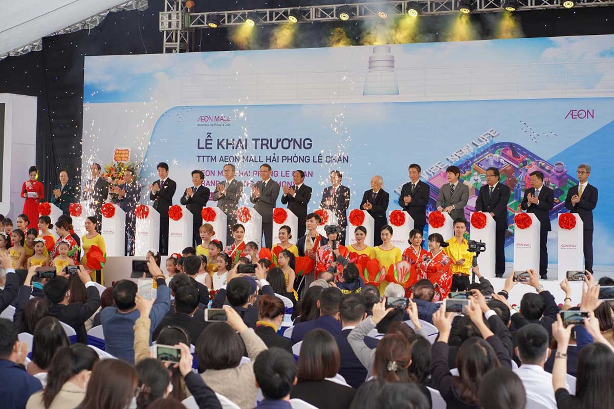 Lễ khai trương Trung tâm thương mại (TTTM) AEON MALL Hải Phòng Lê Chân Lễ khai trương Trung tâm thương mại (TTTM) AEON MALL Hải Phòng Lê Chân