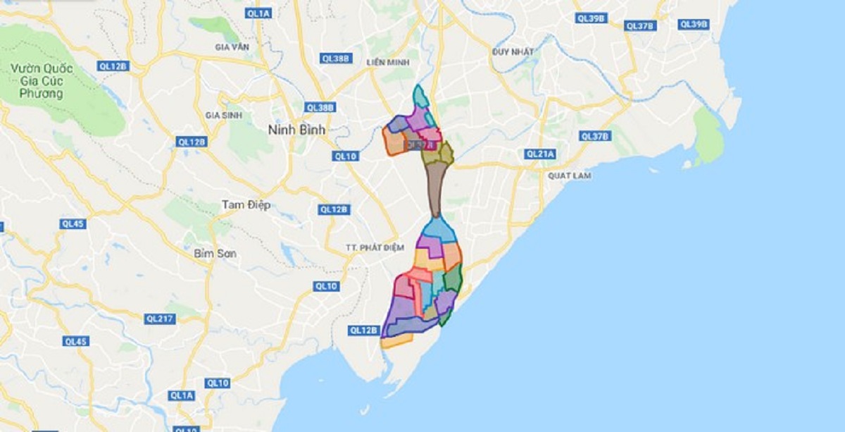 Bản Đồ Hành Chính Huyện Nghĩa Hưng Bản Đồ Hành Chính Huyện Nghĩa Hưng