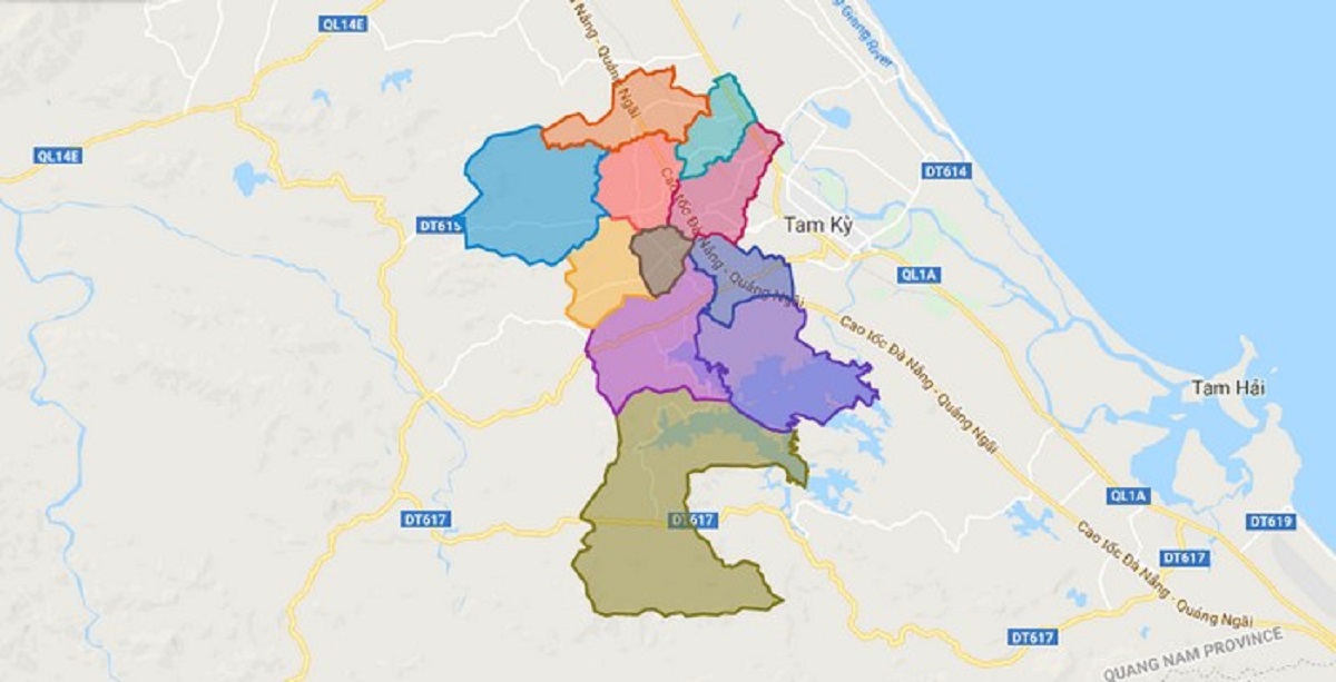 Bản Đồ Hành Chính Huyện Phú Ninh Bản Đồ Hành Chính Huyện Phú Ninh