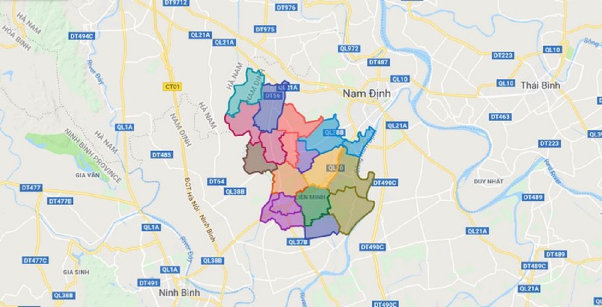 Bản Đồ Hành Chính Huyện Vụ Bản Bản Đồ Hành Chính Huyện Vụ Bản