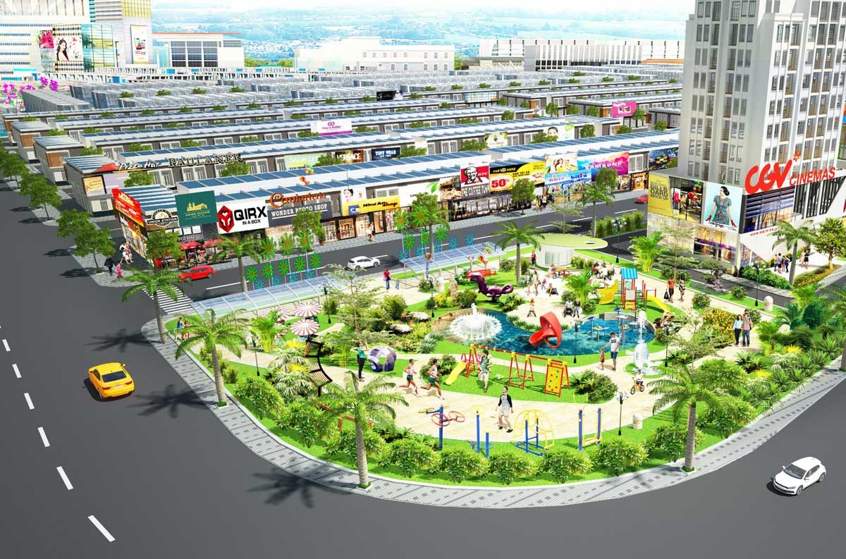 Phối cảnh Dự án The Eden City Bình Dương