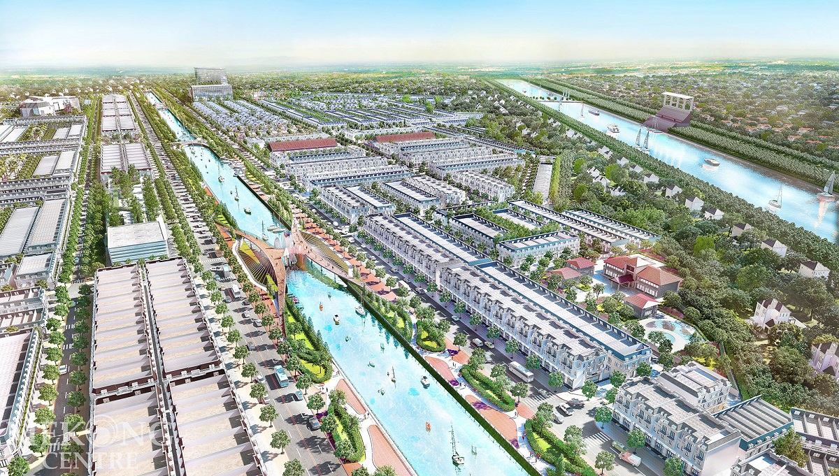 Phối cảnh Dự án Khu đô thị 5A Mekong Centre Sóc Trăng