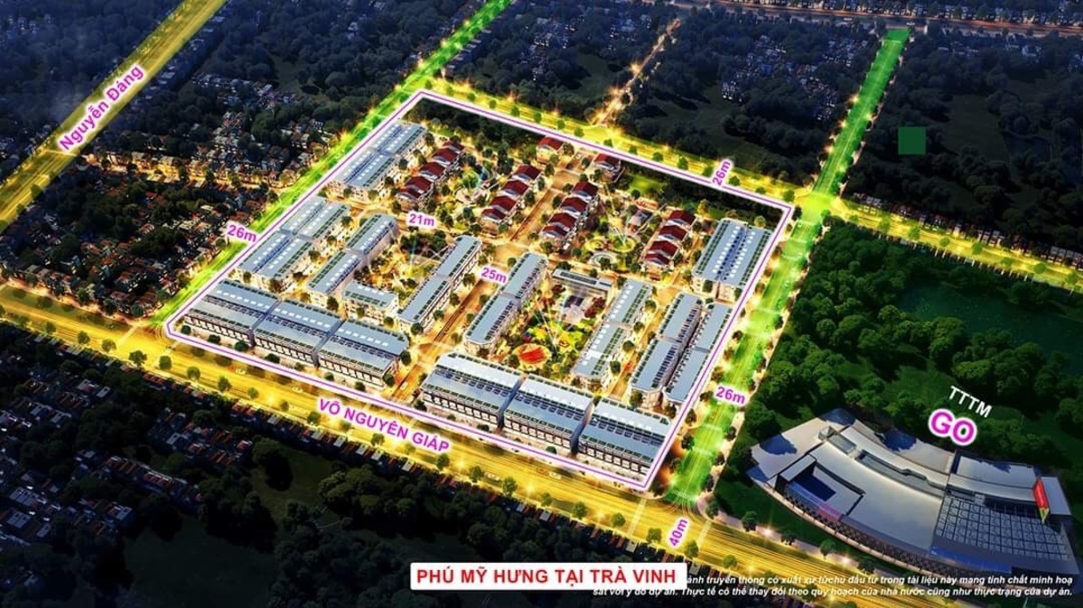 phoi canh chinh tnr amanula tra vinh - DỰ ÁN KHU ĐÔ THỊ TNR AMALUNA TRÀ VINH