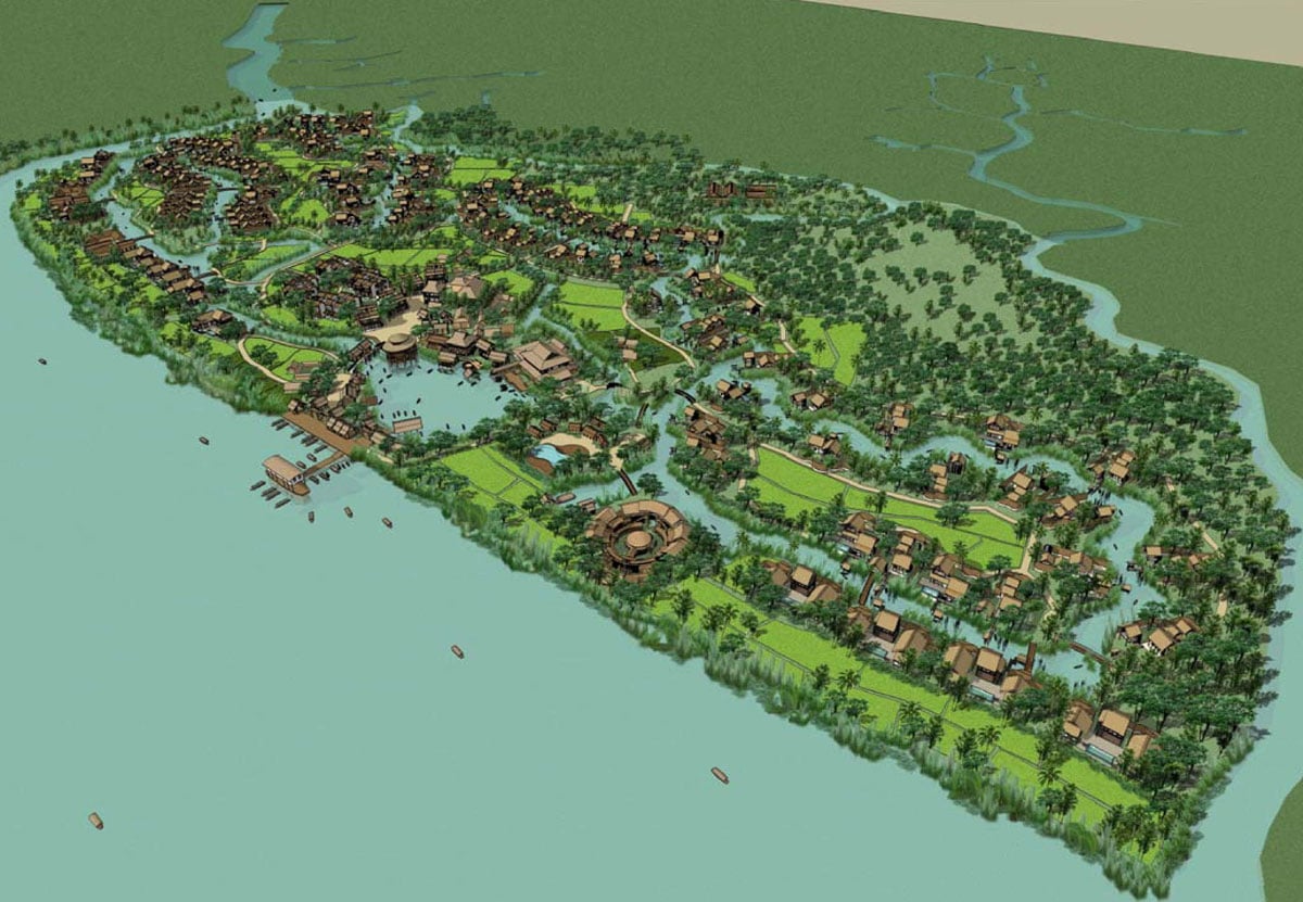 Phối cảnh Dự án Biệt thự Six Senses Saigon River Nhơn Trạch Đồng Nai