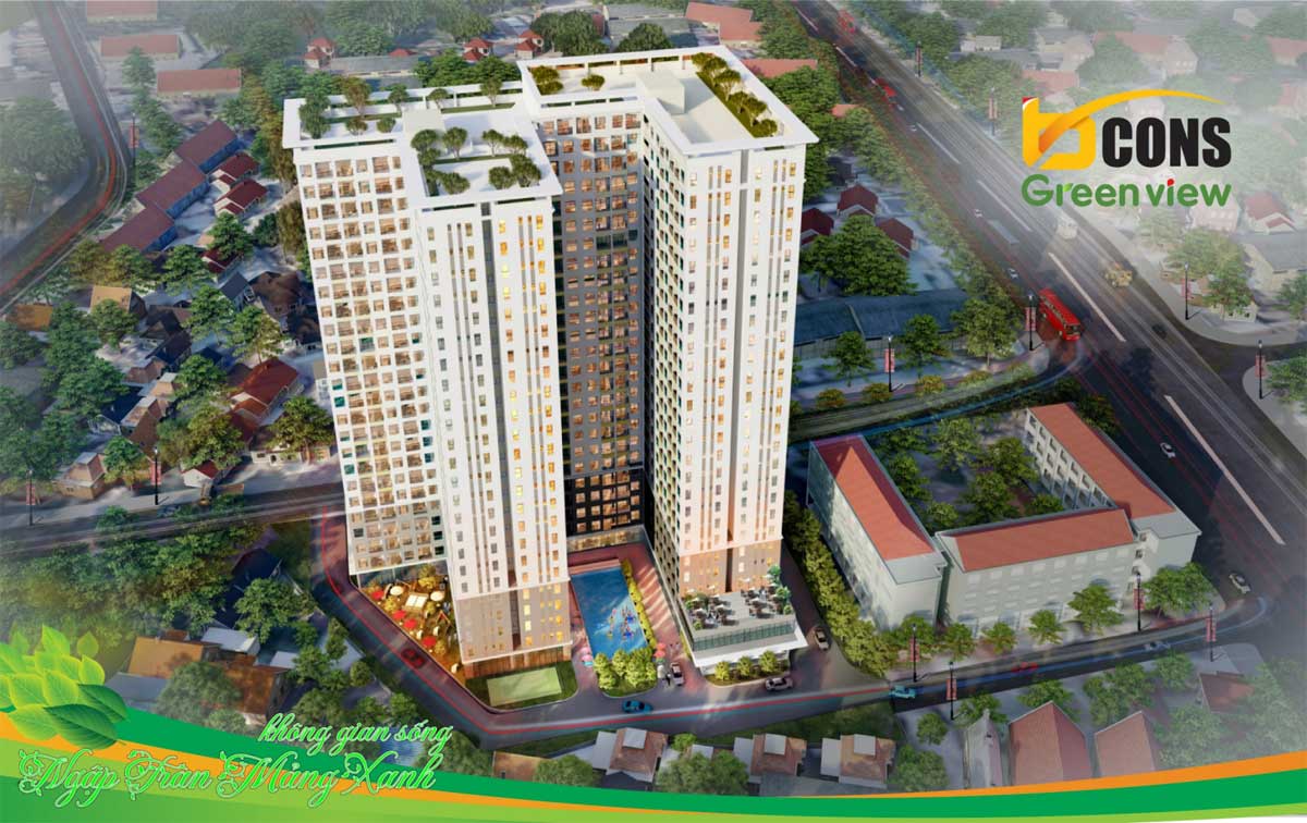 Phối cảnh Dự án Tải App 1.1.1.1 Bật Lên Để Vào Tặng 88K Bcons Green View Dĩ An Bình Dương