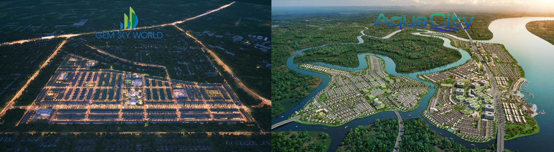 Sự khác biệt giữa 2 Dự án Gem Sky World & Aqua City
