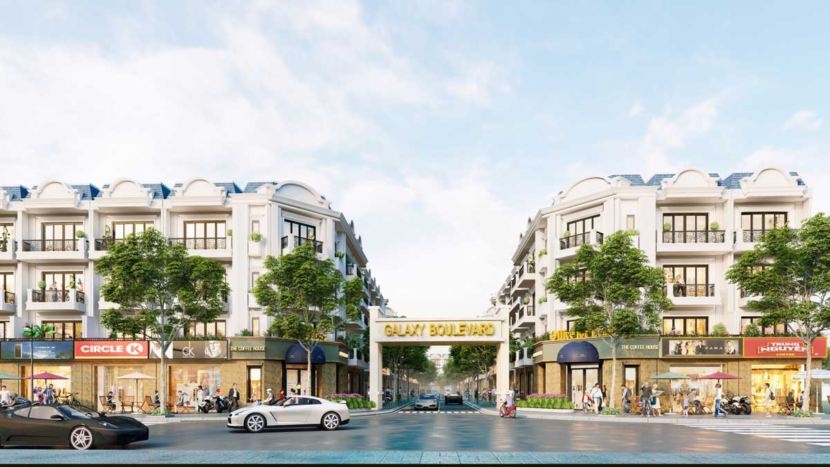 Phối cảnh Dự án Galaxy Boulevard Kim Dinh Bà Rịa Vũng Tàu