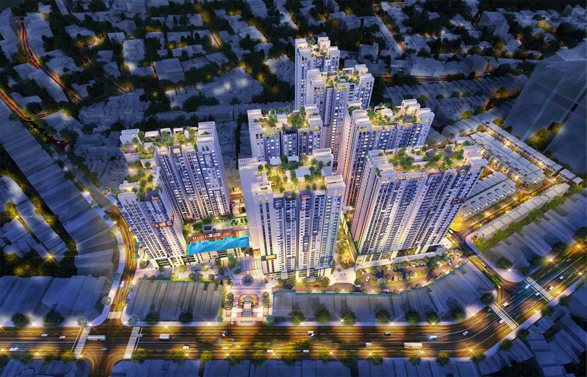 Phối cảnh Dự án Gem Central Park Bình Dương