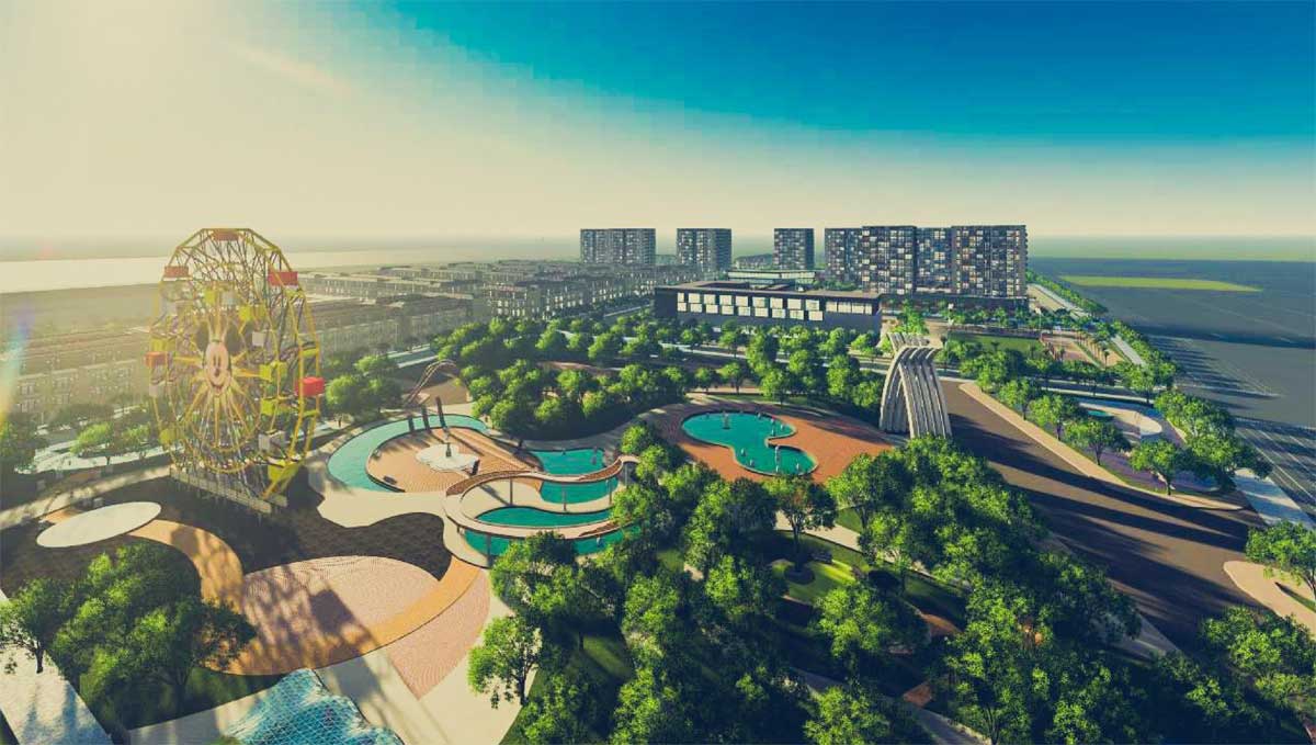 Phối cảnh Dự án Khu đô thị The New City Châu Đốc
