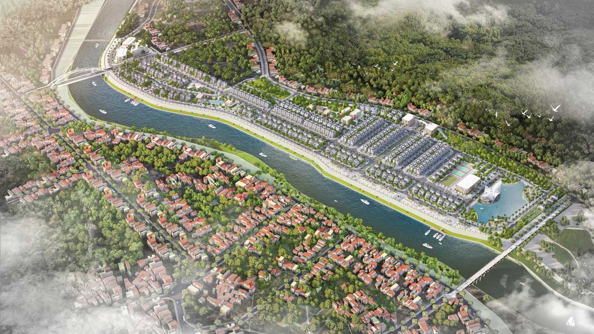 Phối cảnh Dự án Thanh Sơn Riverside Garden