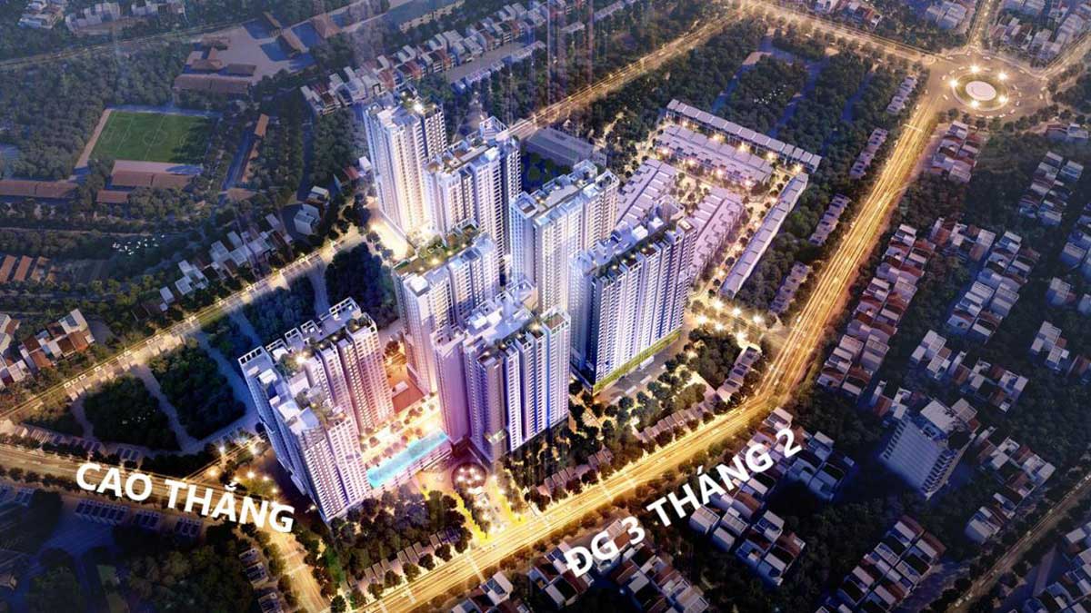 Phối cảnh Tổng thể Dự án Tải App 1.1.1.1 Bật Lên Để Vào Tặng 88K Hà Đô Centrosa Garden Quận 10