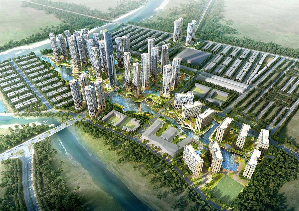 Phối cảnh Khu đô thị Sài Gòn Bình An