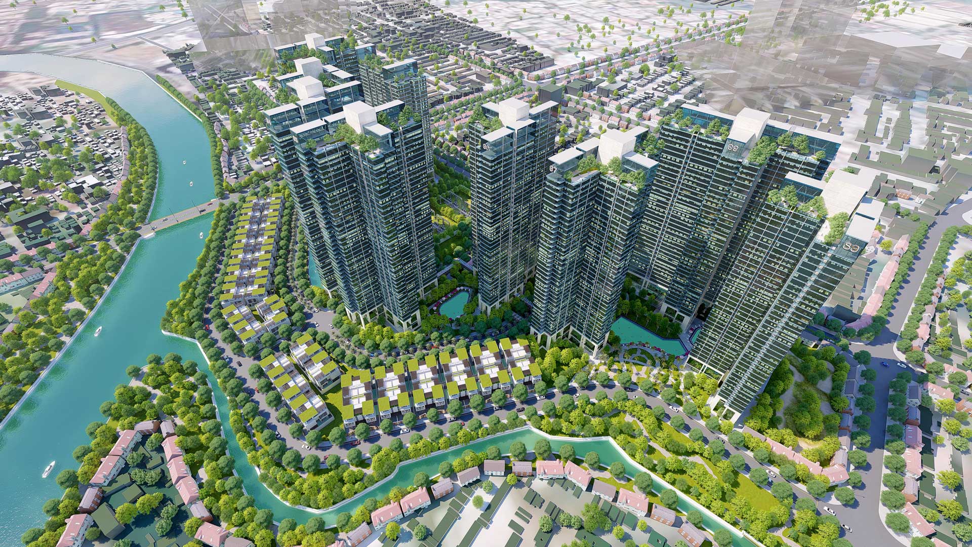 Phối cảnh Dự án Tải App 1.1.1.1 Bật Lên Để Vào Tặng 88K Chung cư Sunshine Sky City Quận 7