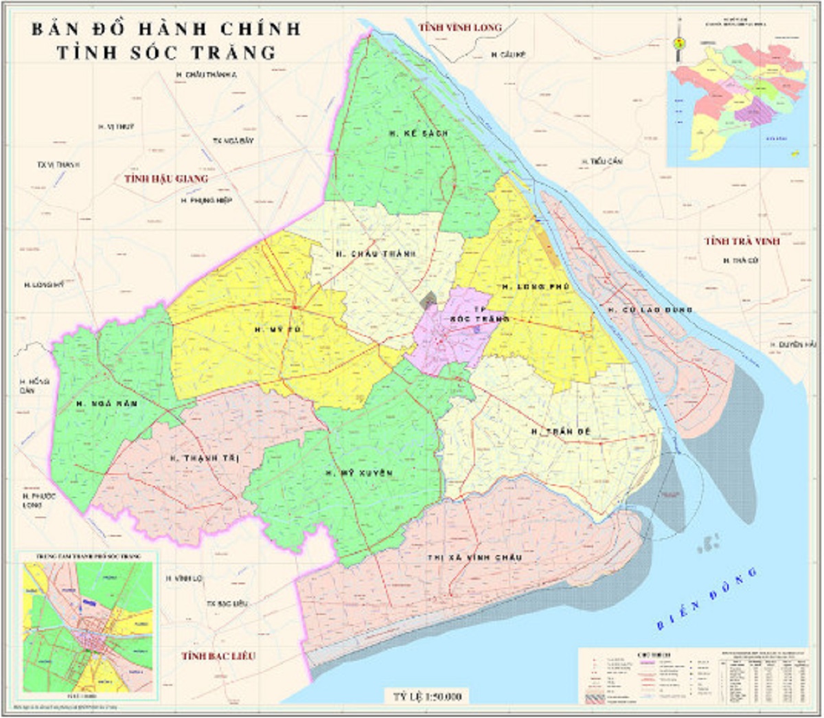 ban do hanh chinh tinh soc trang - BẢN ĐỒ HÀNH CHÍNH TỈNH SÓC TRĂNG & THÔNG TIN QUY HOẠCH SÓC TRĂNG MỚI NHẤT