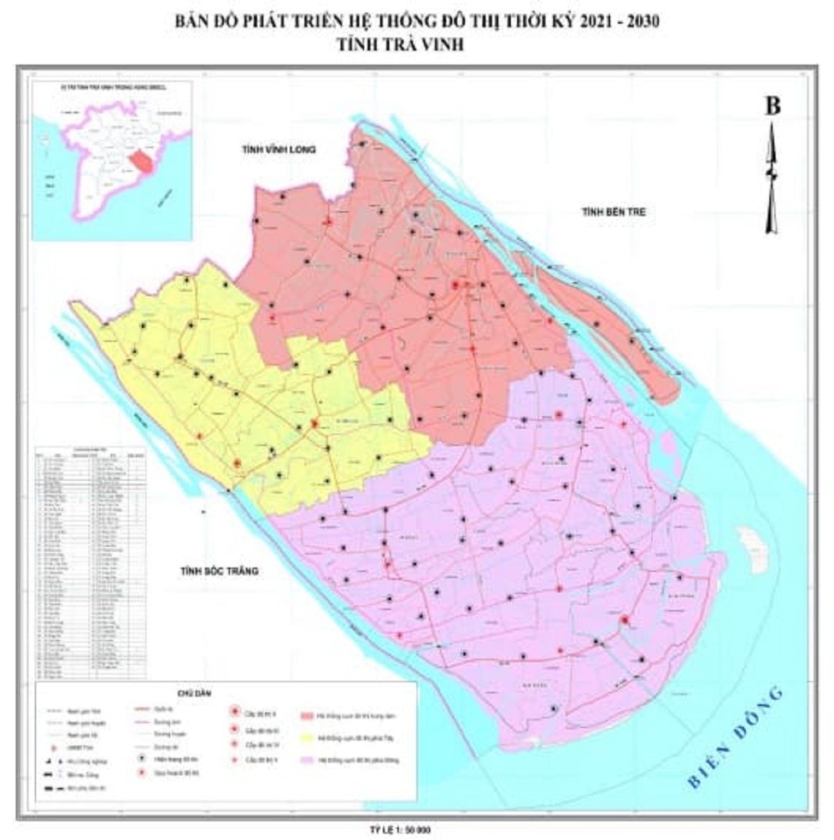 ban do quy hoach do thi tinh tra vinh - BẢN ĐỒ HÀNH CHÍNH TỈNH TRÀ VINH & THÔNG TIN QUY HOẠCH TRÀ VINH MỚI NHẤT